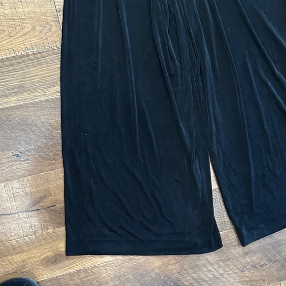 Alex Evenings Black and Silver Wide-Leg Jumpsuit - Picture 7 of 7